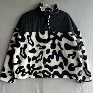 Grayson Threads Black and White Fleece, 1X